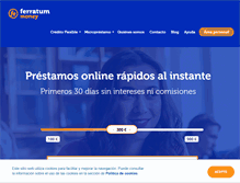 Tablet Screenshot of ferratum.es
