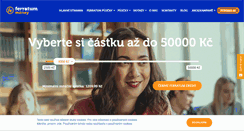 Desktop Screenshot of ferratum.cz