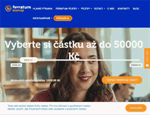 Tablet Screenshot of ferratum.cz