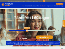 Tablet Screenshot of ferratum.se
