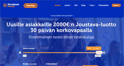 Desktop Screenshot of ferratum.fi